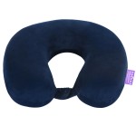 VIAGGI Blue U Shaped Memory Foam Travel Neck and Neck Pain Relief Comfortable Super Soft Orthopedic Cervical Pillows